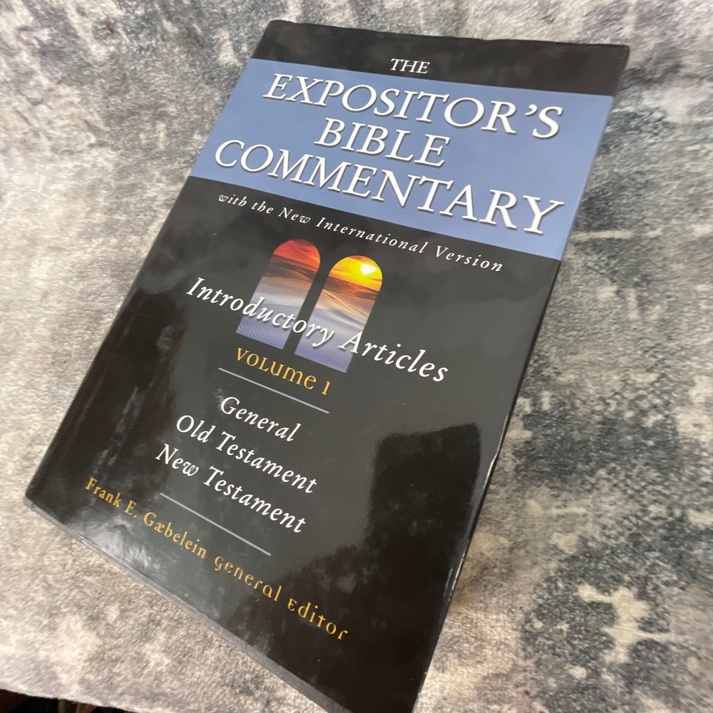 The Expositor's Bible Commentary Vol 1 Introductory Articles NIV Frank Gaebelein